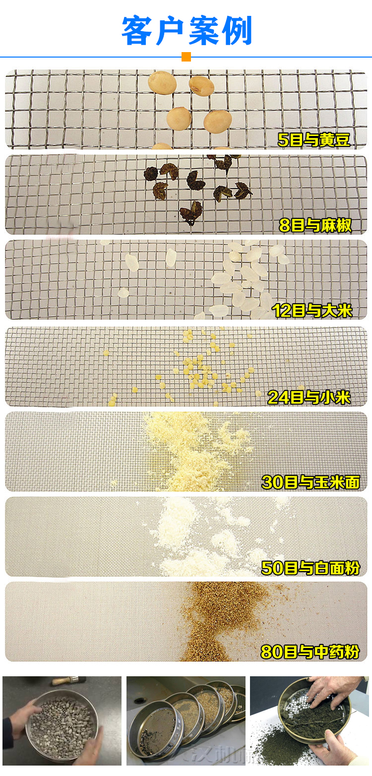 300mm試驗(yàn)篩客戶案例